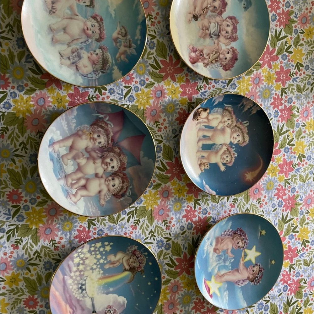 Vintage Collectors Dreamsicle Plates